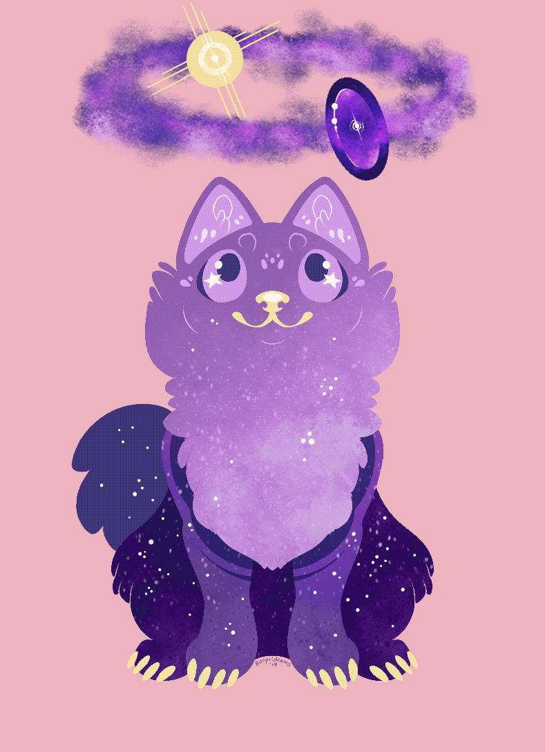 Space Spitz Animation - 2019, digital